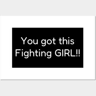fighting GIRL!!! Posters and Art